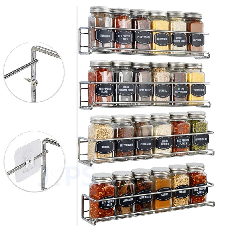 Metal Spice Rack Organizer