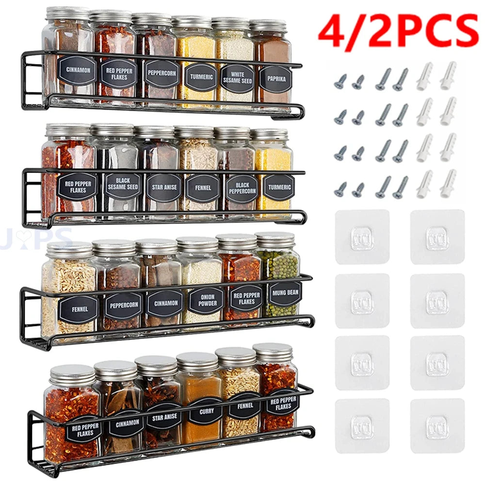 Metal Spice Rack Organizer