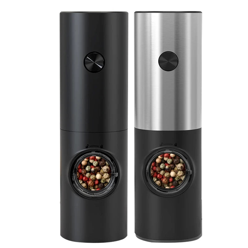 Electric Salt and Pepper Grinder Set