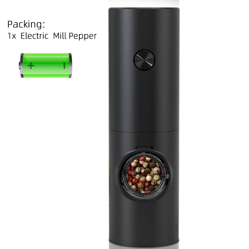 Electric Salt and Pepper Grinder Set