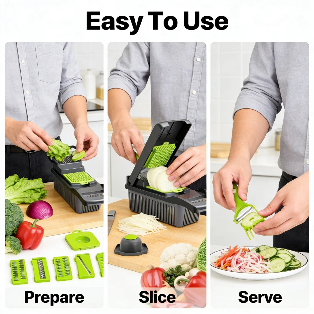 15-Piece Vegetable Chopper
