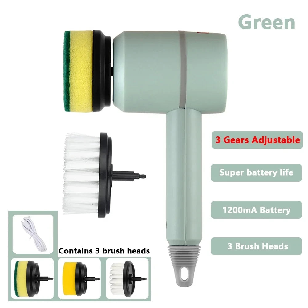 Electric Cleaning Brush Set